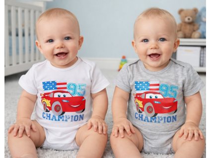 Kojenecké tričko CARS champion