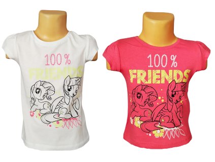 Dívčí tričko MY LITTLE PONY svítící ve tmě krátký rukáv