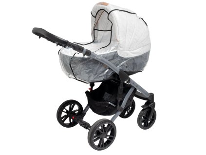 Nepromokavá fólie-pláštěnka na hluboký kočárek New Baby Basic UNIVERZÁLNÍ (Barva Transparentní)