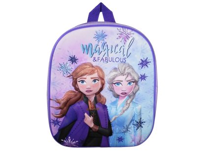 3D batoh FROZEN magical fialový