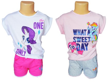 Dívčí letní set MY LITTLE PONY se šortkami