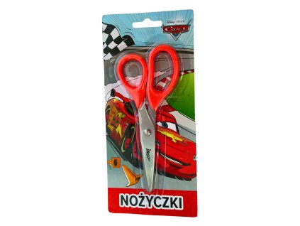 Dětské nůžky CARS červené