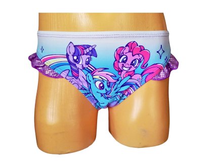 Dívčí plavky MY LITTLE PONY kalhotkové fialové