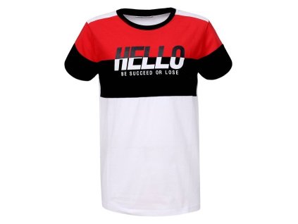 Chlapecké tričko GLO-STORY HELLO krátký rukáv
