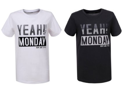Chlapecké tričko GLO-STORY yeah! monday krátký rukáv