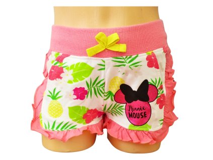 Dívčí šortky MINNIE ananas s volánky