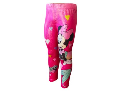Dívčí legíny MINNIE holografické růžové