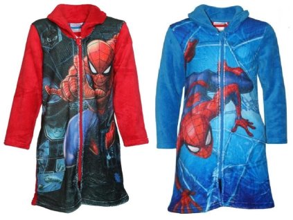 Chlapecký župan SPIDERMAN coral na zip