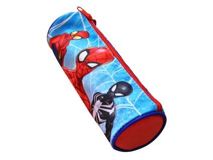 Pouzdro SPIDERMAN válec modro-červený