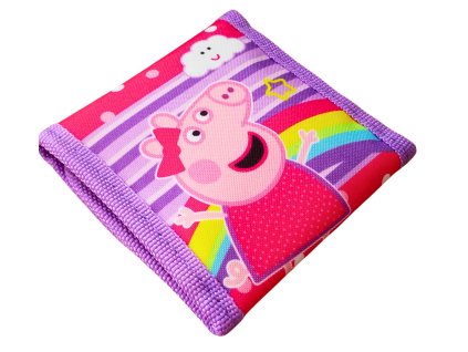 Dívčí peněženka PEPPA PIG fialovo-růžová