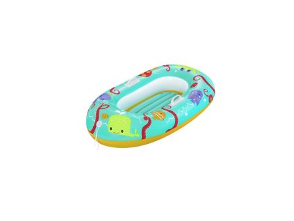 Dětský nafukovací člun Bestway Ryby 119x79 cm (Barva Multicolor)
