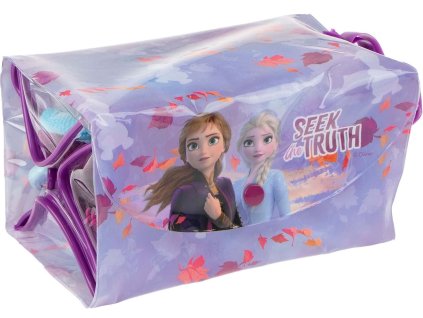 Toaletní taška FROZEN fialová