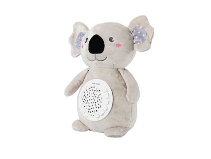 Plyšový usínáček koala s projektorem Milly Mally (Barva Šedá)