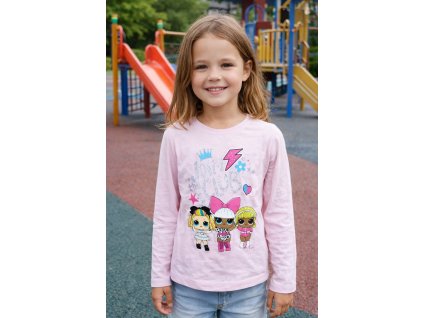 Dívčí tričko L.O.L. Join the club dlouhý rukáv