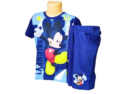 Chlapecký letní set MICKEY se šortkami modrý