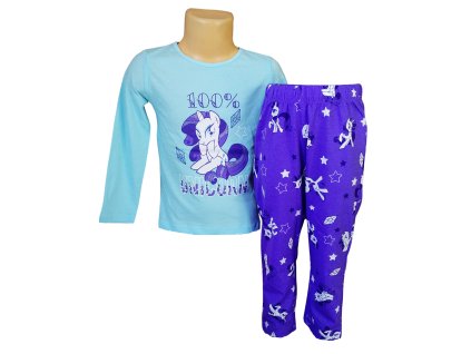 Dívčí pyžamo MY LITTLE PONY UNICORN dlouhé modro-fialové