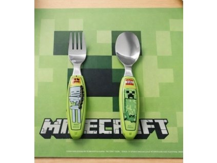 Dětský nerez příbor MINECRAFT