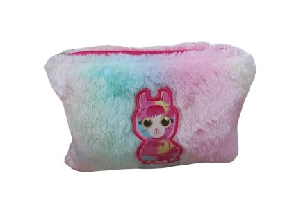 Kosmetická taštička LAMA duhová