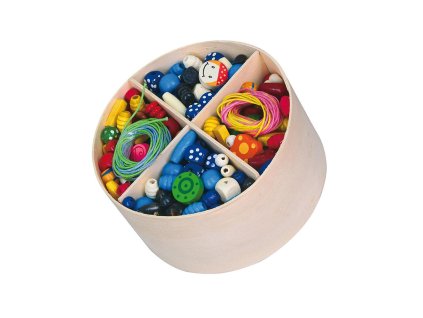 Dřevěné kreativní sada korálků Viga (Barva Multicolor)