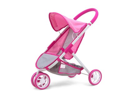 Dětský golfový kočárek pro panenky Milly Mally Susie Prestige Pink (Barva Růžová)