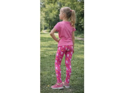 Dívčí legíny PEPPA PIG poly růžové