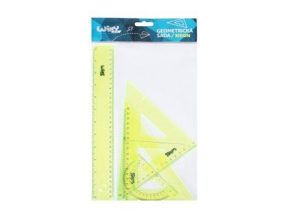 Geometrická sada neonová 4 ks