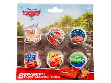 Guma mazací CARS 6 kusů