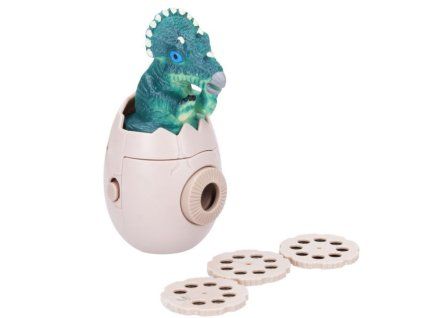Projektor s dinosaurem 10 cm zelený