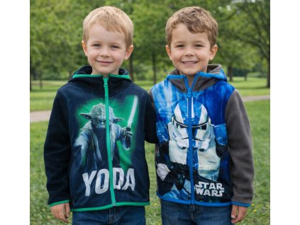 Chlapecká mikina STAR WARS na zip fleece