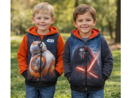 Chlapecká mikina STAR WARS tepláková na zip