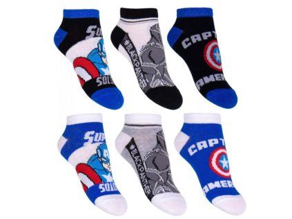 Kotníkové ponožky AVENGERS 3pack assort