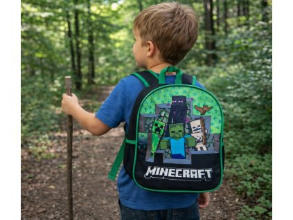 Batoh MINECRAFT černý