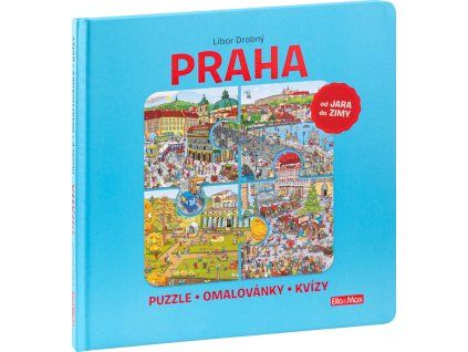 PRAHA - Puzzle omalovánky kvízy