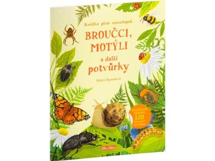 BROUČCI MOTÝLI a další potvůrky - Kniha samolepek
