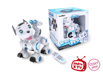 Robotický pes RC světelné a zvukové efekty