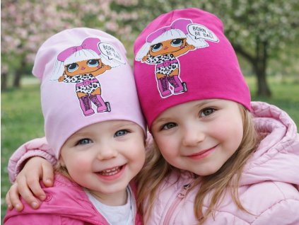 Dívčí čepice L.O.L. jaro podzim