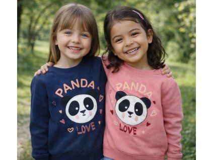 Dívčí mikina LEMON BERET PANDA