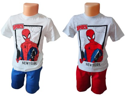 Chlapecké pyžamo SPIDERMAN v okně krátké