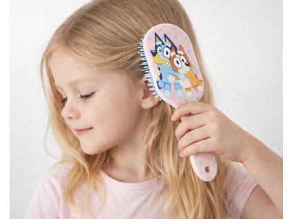 Kartáč na vlasy BLUEY růžový