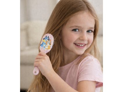 Kartáč na vlasy BLUEY růžový