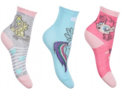Dívčí ponožky MY LITTLE PONY 3pack vícebarevné