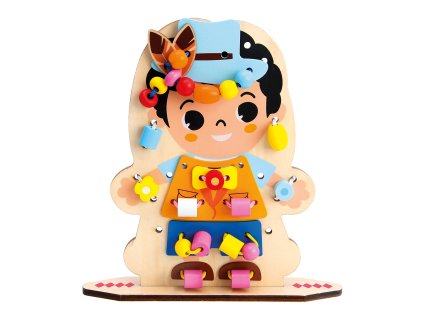 Zábavné oblékání navlékání 60 dílků