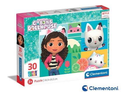 Clementoni - Puzzle Gábinin kouzelný domek 30 dílků