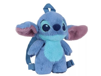 3D dětský batoh plyšový LILO A STITCH modrý
