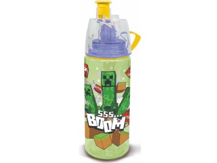 Plastová láhev na pití MINECRAFT  s rozprašovačem 575 ml