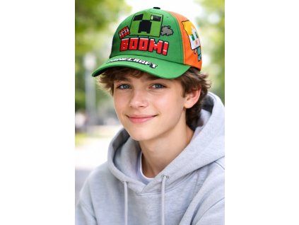 Chlapecká kšiltovka MINECRAFT BOOM