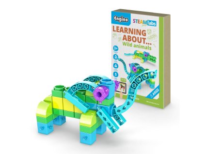 ENGINO Stavebnice Učíme se - divoká zvířátka