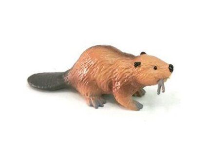 Figurka Bobr s větvičkou 10,5 cm