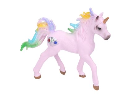 A - Figurka Jednorožec barevný 10 cm