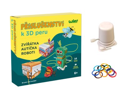 Chodící roboti pro 3D pero WIKY - český obal